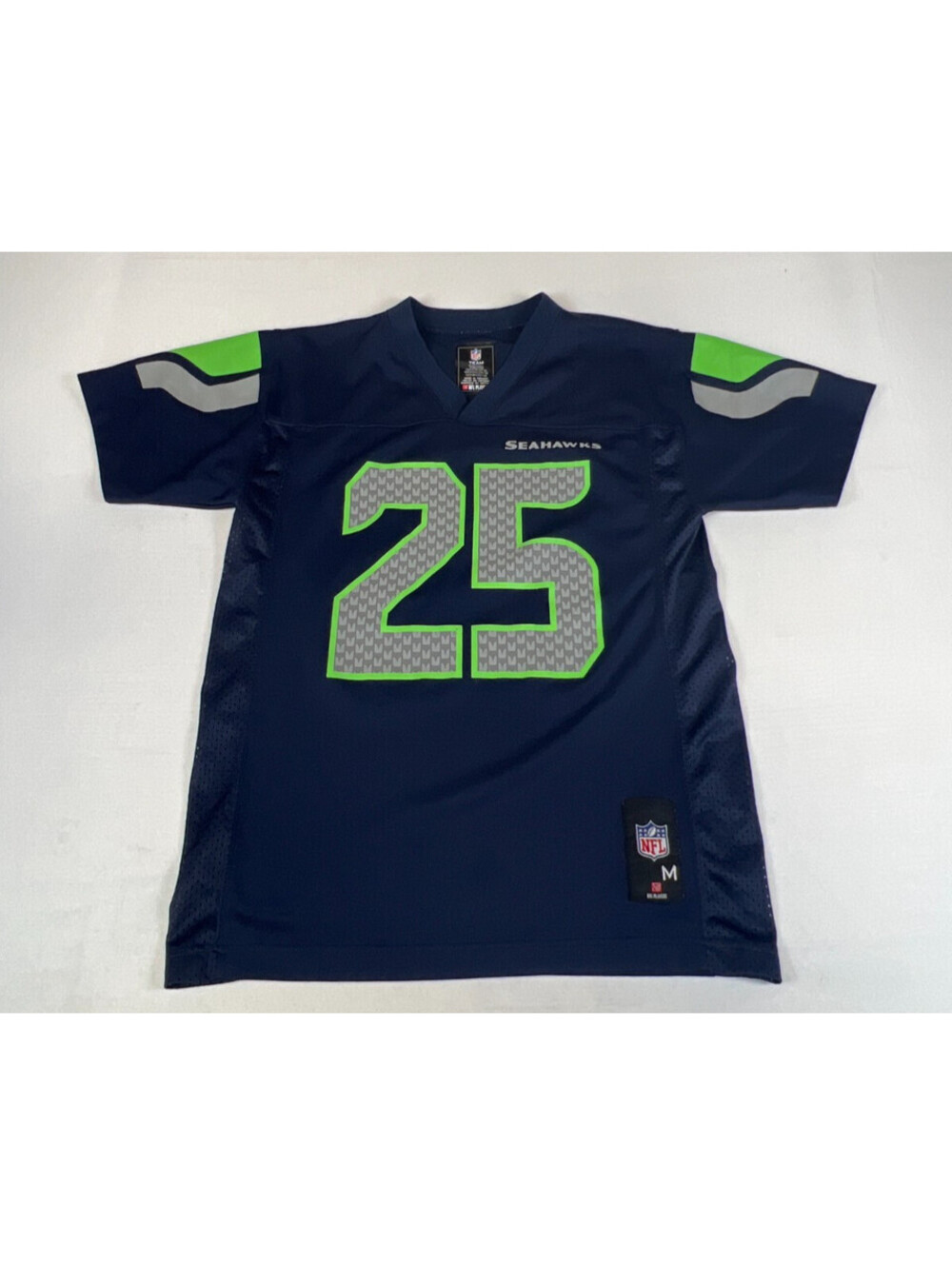 NFL Youth Medium Seattle Seahawks Richard Sherman 25 Blue Football Jersey